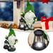 YOHOME Gifts for Men Clearance Solar Lights Resin Crafts Garden Ornaments Outdoor Flocked Dwarf Gnome Statue Decorations Lights
