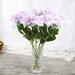 10pcs/lot Rose Artificial Fake Flowers Floral Simulation Bouquet Home Wedding Party Decor Pink