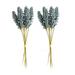 TOYMYTOY 2 Bouquet of Dark Blue Artificial Plants Wheat Decoration Grain Flower Branch Realistic Simulate Flower Bouquets Photography Prop