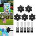 Kits Garden flag stoppers windproof flag clips flag fixing clips stoppers Fixing Clip 10Pcs Seasonal Garden Flags Stoppers Rubber Anti Wind Clips Set Keep Your Flag From Tangling Around