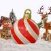 Teissuly Christmas Decorations Black X Friday 2024 Christmas Decoration Bell Ball 40cm Outdoor Christmas Inflatable Decorated Ball Pvc Inflatable Christmas Ball Christmas Tree Decorations Gift