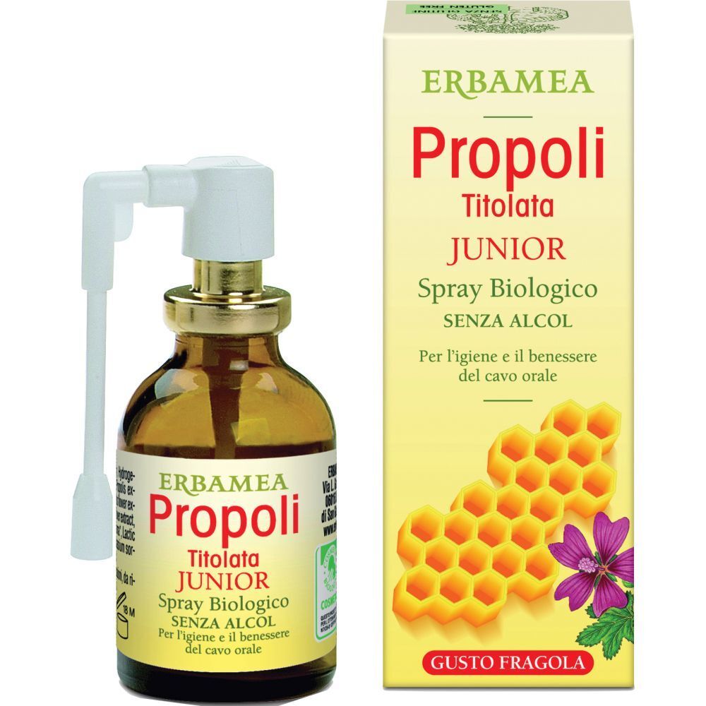 Erbamea Propoli Titolata Spray Junior Biologico 20 ml