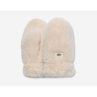 ® Toddlers' Faux Fur Mitten Polyester Gloves - Wh...