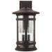 Capital Lighting Mission Hills 3 Light Outdoor Wall-Lantern Oiled Bronze