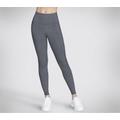 Skechers Women's GO WALK High-Waisted Legging in Gray, Size Small | Nylon/Spandex