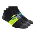 Skechers Men's Low Cut Ankle Socks - 3 Pack in Black, Size Large