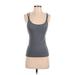 Love & Sports Active Tank Top: Gray Activewear - Women's Size X-Small