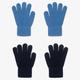 Celavi Boys Blue Knitted Gloves (2 Pack)