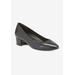 Extra Wide Width Women's Heidi Ii Pump by Ros Hommerson in Black Leather (Size 8 WW)