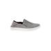 Steve Madden Flats: Gray Print Shoes - Women's Size 7 - Almond Toe