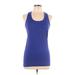 Active by Old Navy Active Tank Top: Blue Activewear - Women's Size Large