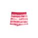 Central Park Athletic Shorts: Pink Print Activewear - Women's Size Medium