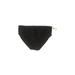 Croft & Barrow Swimsuit Bottoms: Black Solid Swimwear - Women's Size 18