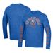Men's Champion Heather Royal New York Islanders Multi-Logo Tri-Blend Long Sleeve T-Shirt