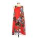 Vince Camuto Casual Dress - Popover: Red Tropical Dresses - Women's Size X-Small