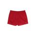 Reebok Athletic Shorts: Red Solid Activewear - Women's Size X-Large