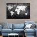 Elephant Stock World Map Iron Impression World Map Canvas Print On Canvas Print Canvas in White | 36 H x 24 W x 1.25 D in | Wayfair