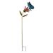 Regal Art & Gift Weather Resistant Metal Garden Stake Metal in Pink | 45 H x 16 W x 8.5 D in | Wayfair 13533