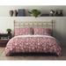 KAVKA DESIGNS MINI FLORAL Collection Comforter Set Polyester/Polyfill/Microfiber in Pink/Yellow | King Comforter + 2 King Pillowcase | Wayfair