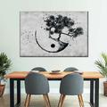 Elephant Stock Zen Bonsai Yin Yang Canvas Print On Canvas Print Metal | 48 H x 32 W x 1.25 D in | Wayfair RV-274_bonsai-yin-yang