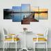 Loon Peak® Lake Michigan Wall Art Multi Piece Canvas Print On Canvas 5 Pieces Set Canvas in Black | 29 H x 12 W x 1 D in | Wayfair