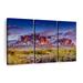 Loon Peak® Arizona Superstition Mountains 3 Pieces Canvas in Gray/White | 36 H x 57 W x 1.25 D in | Wayfair A08FAF05CBE442E5B0FBD31C75ADD63A