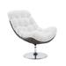 Brighton Wicker Rattan Outdoor Patio Swivel Lounge Chair - East End Imports EEI-3616-LGR-WHI