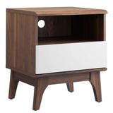 Envision Nightstand - East End Imports MOD-7068-WAL-WHI