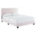 Celine Channel Tufted Performance Velvet Queen Bed - East End Imports MOD-6330-PNK