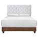 Rhiannon Diamond Tufted Upholstered Performance Velvet Queen Bed - East End Imports MOD-6147-WAL-WHI