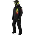 FXR Recruit Lite 2023 One Piece Snowmobile Suit, black-red-yellow, Size XL