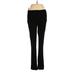 Amanda + Chelsea Casual Pants - Low Rise Boot Cut Boot Cut: Black Bottoms - Women's Size 6
