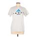 Adidas Active T-Shirt: Gray Graphic Activewear - Women's Size 9