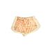 Nike Athletic Shorts: Gold Activewear - Women's Size Large