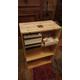 Reclaimed French wooden wine box with dividers / shelves - Bedside table / night stand with book storage / Book Store / Organiser / Toy