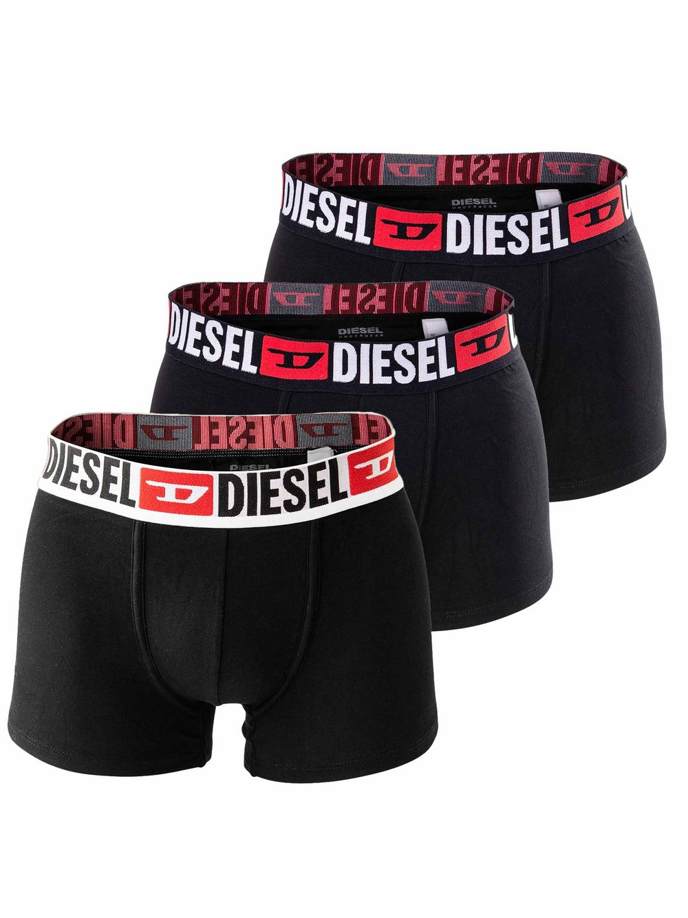 Diesel Boxershort 3er Pack Herren schwarz, S Image