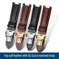 Genuine Leatehr Watchband 20*11mm 20*12mm 22*13mm for GC Guess Car-tier PASHA W3108/HPI004 Watch