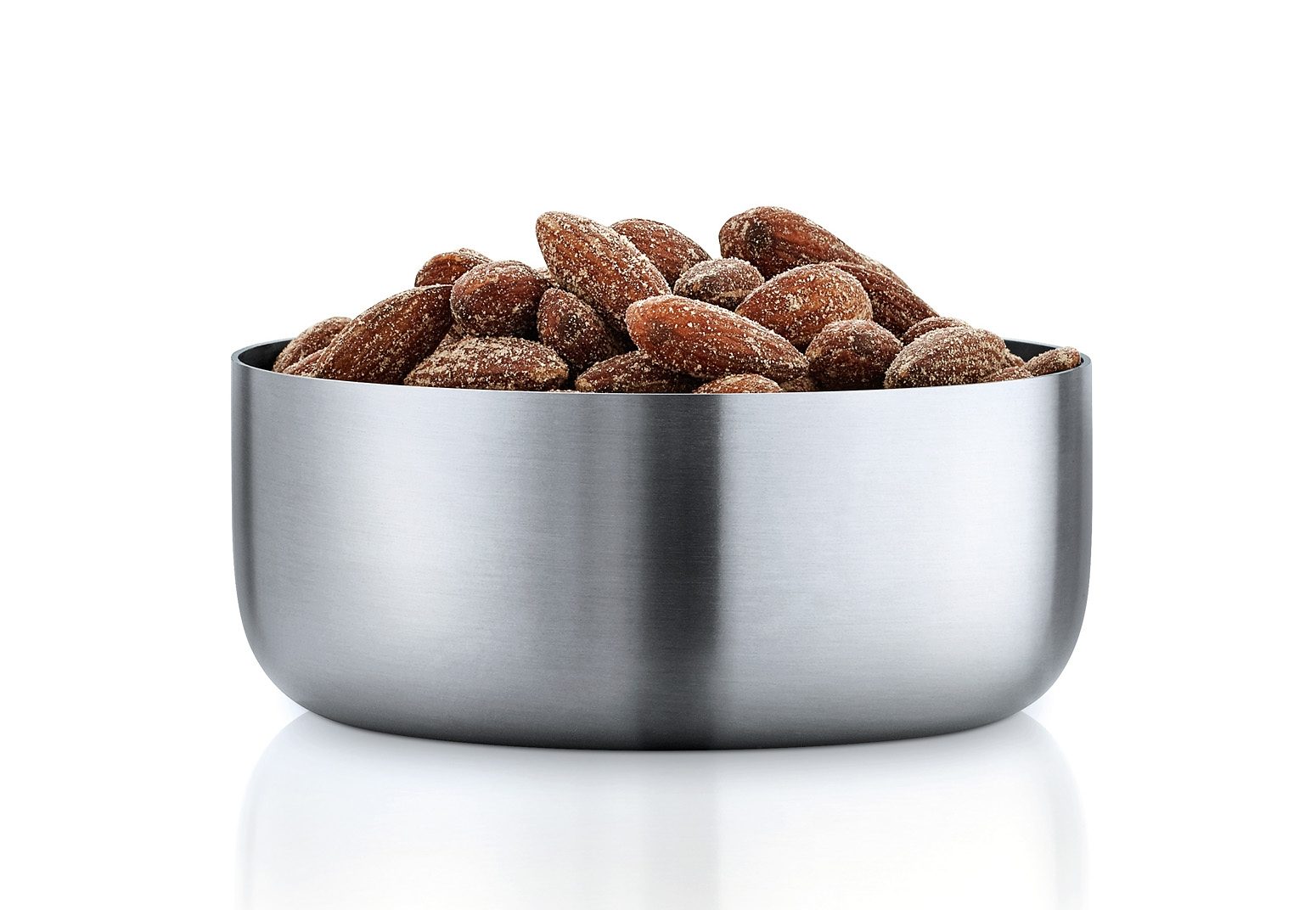 Snackschale BLOMUS "BASIC", silber (silberfarben), H:4cm Ø:10cm, Edelstahl, Schüsseln