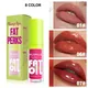 Plump Lip Oil Makeup Crystal Liquid Lips Waterproof Long Lasting Lipstick Moisturizer Shining