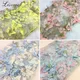 1Yard Exquisite 3D Butterfly Embroidery Lace Fabric Multicolor Gold Thread Bridal Gown Wedding