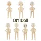 16CM BJD Doll 13 Moveable Jointed Dolls With smile pig face Naked white Nude Women Body NO Face up
