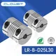 LR B D25L30 Aluminum Elastic Winding Shaft Coupler Motor Connector 5mm to 12mm Clamping Type