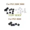 1set Kunststoff Taste Schraube Kappe Gummi Füße Abdeckung Ersatz Set Für PS3 Slim 2000 3000 4000 Für Sony Playstation 3 Controller