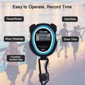 Profession elle handheld digitale stoppuhr timer outdoor sport training timer lcd chronograph sport