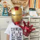 2023 Hot Marvel Avengers Iron Man Helmet Cosplay 1/1 Light Led Ironman Mask PVC Action Figures Toys