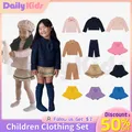 Daily Kids MP Brand Girls maglioni invernali gonne lavorate a maglia maglione per bambini Culotte