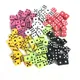 100 Pcs/lot 8*8*8mm 6 Sided Square Point Dice Puzzle Game Cube For DIY Board Game Accessory