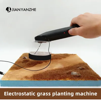 Modell sand tisch vegetation, der Elektro begrünung maschine Für Miniatur skala modell szene produktion Image