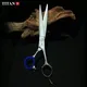 Titan pet tools grooming cut scissors 7inch japan steel scissors dog cat shears