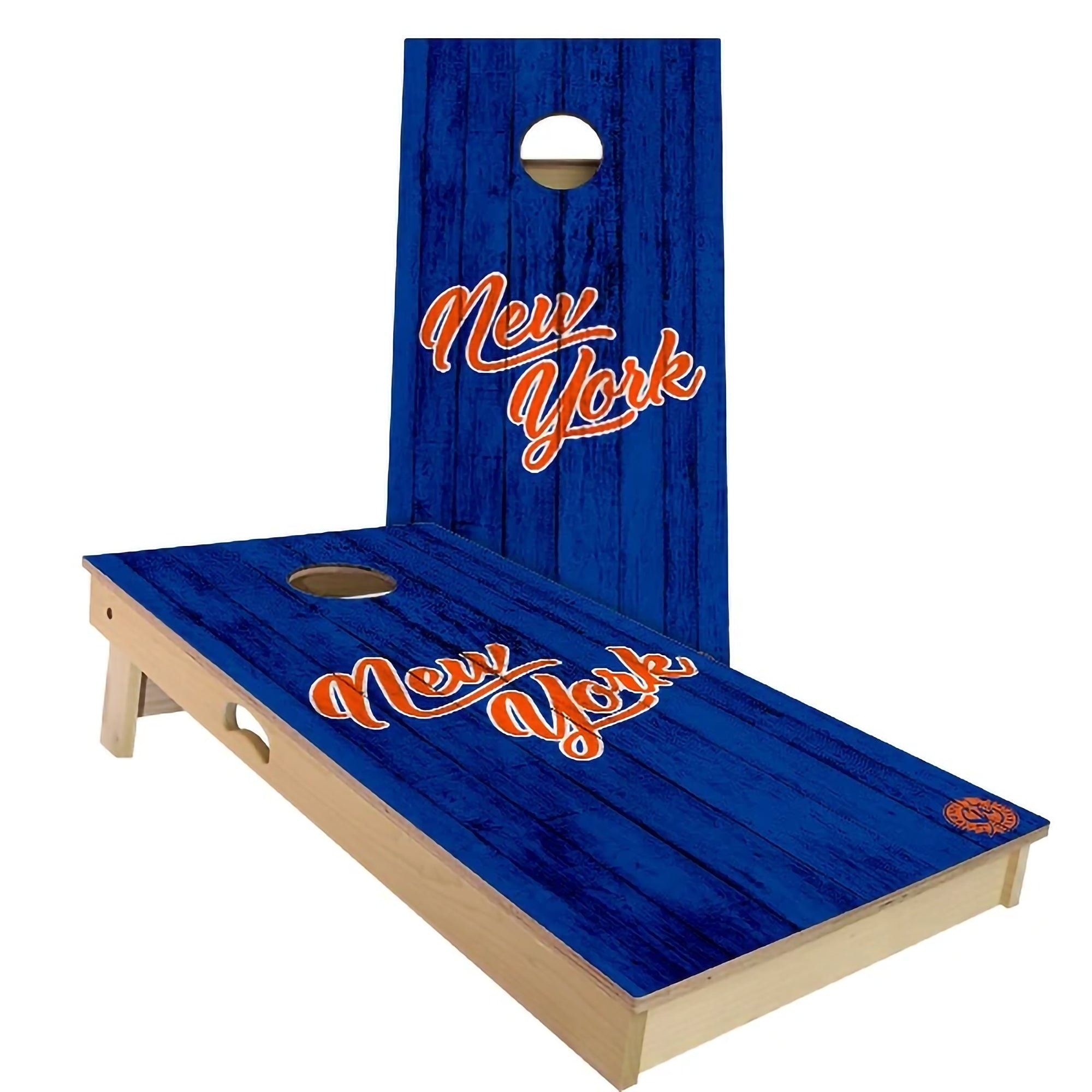 New York Vintage Baseball Outdoor Cornhole Board Set